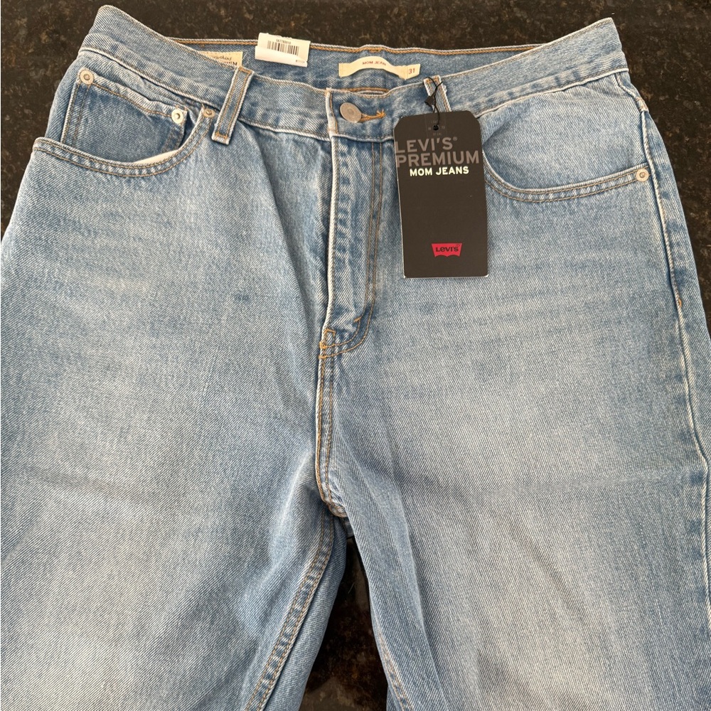 Levi's Premium Light Blue Mom Jeans